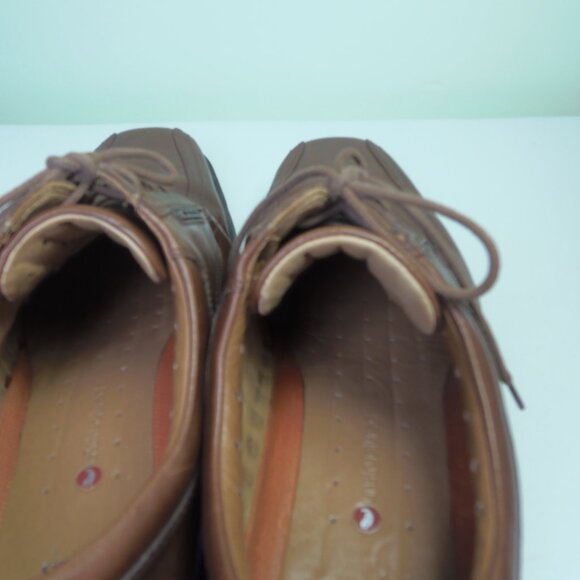 Clark's UNStructured Men's 12 Lace Up Brown Shoes Casual Date Eclectic Grandpa T - Picture 8 of 11